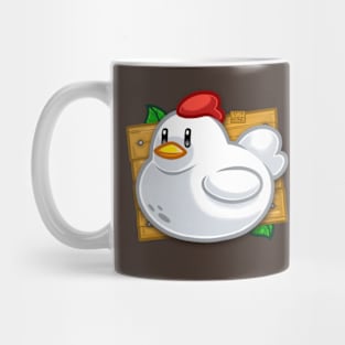 White Valley Chicken Mug